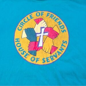 1996 Vintage Jesus Shirt Mens XL House Of God Religious  90s Y2K (Fast Shipping)
